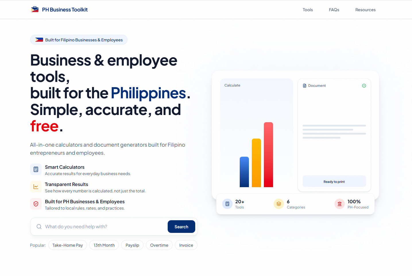 Screenshot of project